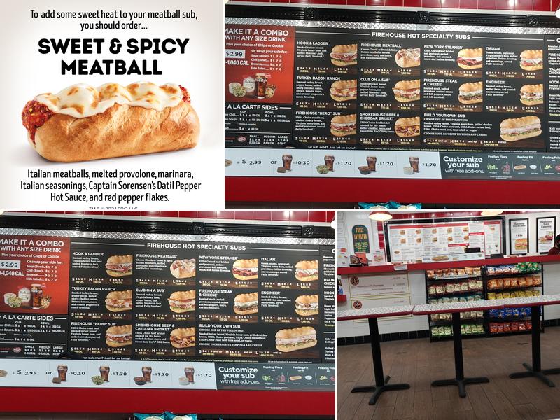 Firehouse Subs Camillus Menu