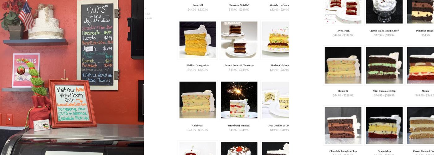 Lisa's Rum Cake Menu