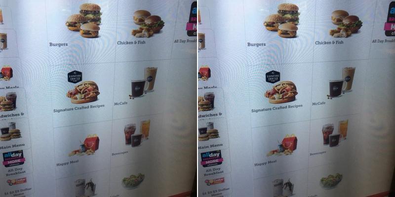 McDonald's Menu