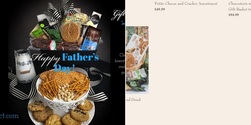 GIFT BASKETS GALORE Menu