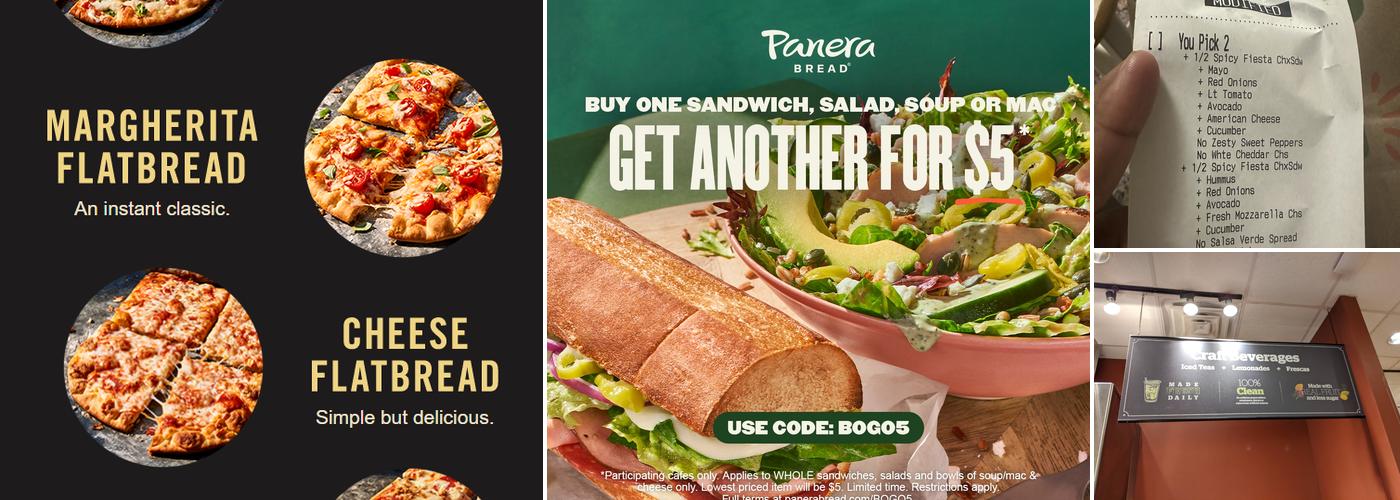 Panera Bread Menu