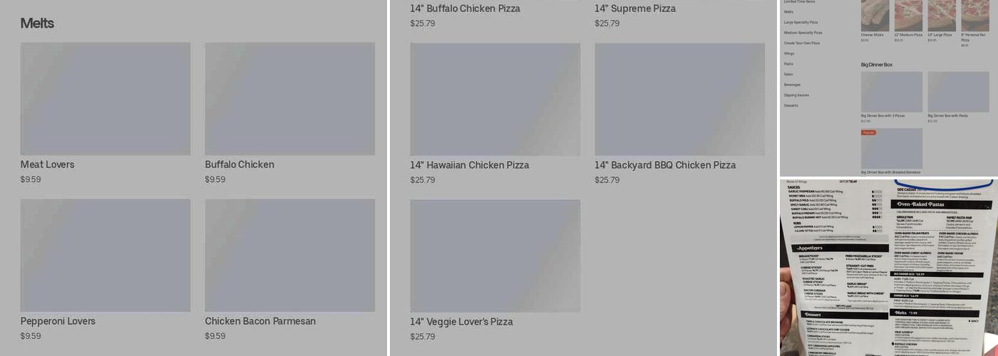 Pizza Hut Menu