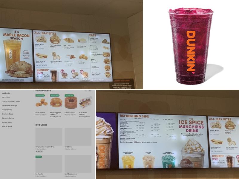 Dunkin' Menu