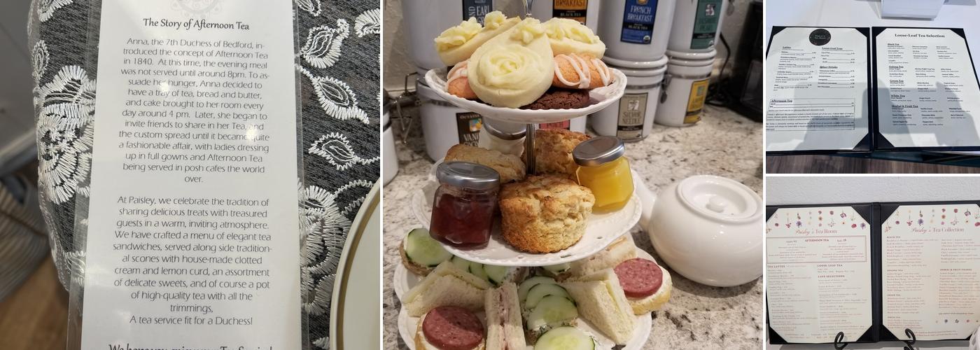 Paisley's Tea Room Menu