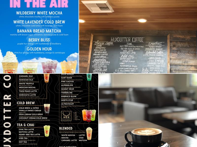 Huxdotter Coffee Menu