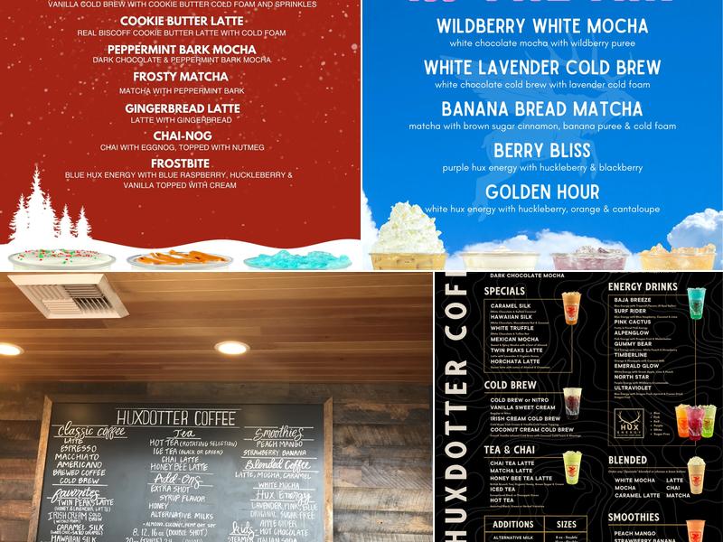 Huxdotter Coffee Menu