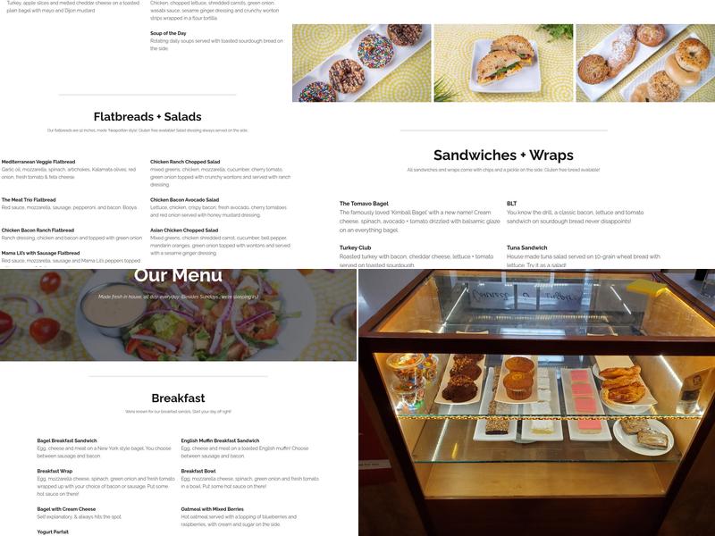 Kimball Coffeehouse Menu