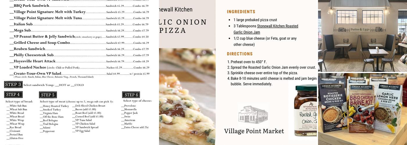 Village Point Market Menu