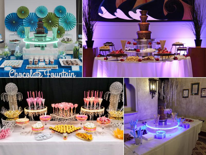 Black & White Chocolate Fountains