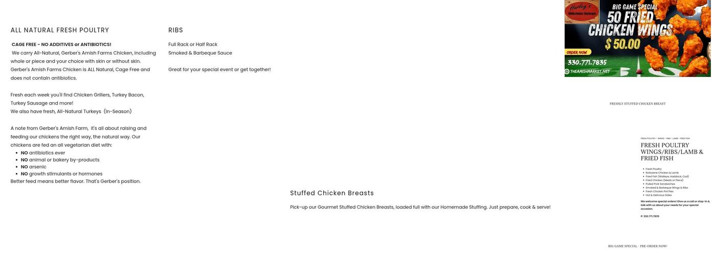 The Candy Corner Menu