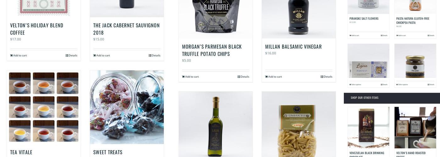 Chocolat Vitale Menu