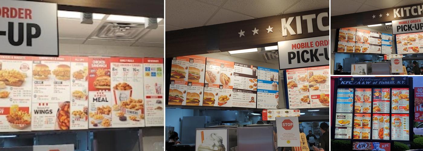 A&W Restaurant Menu