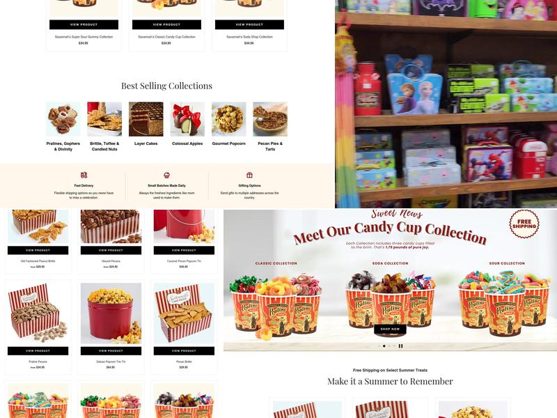 Savannah's Candy Kitchen Menu