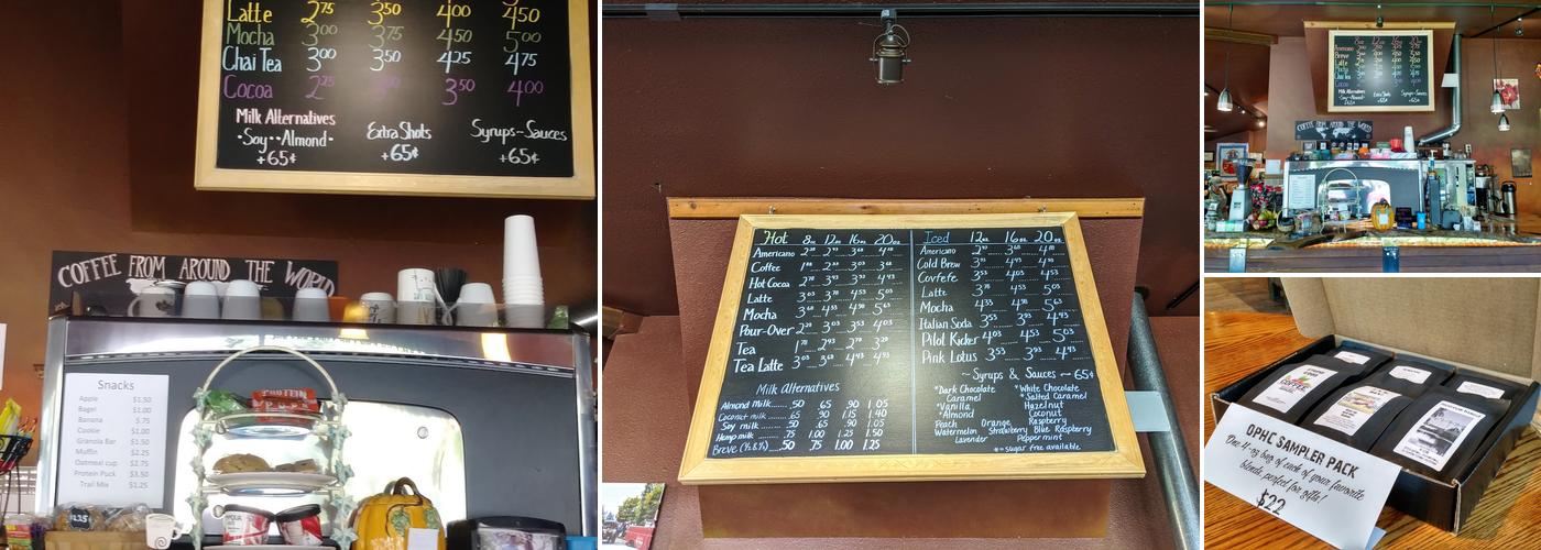 Monroe Coffee Co. Menu