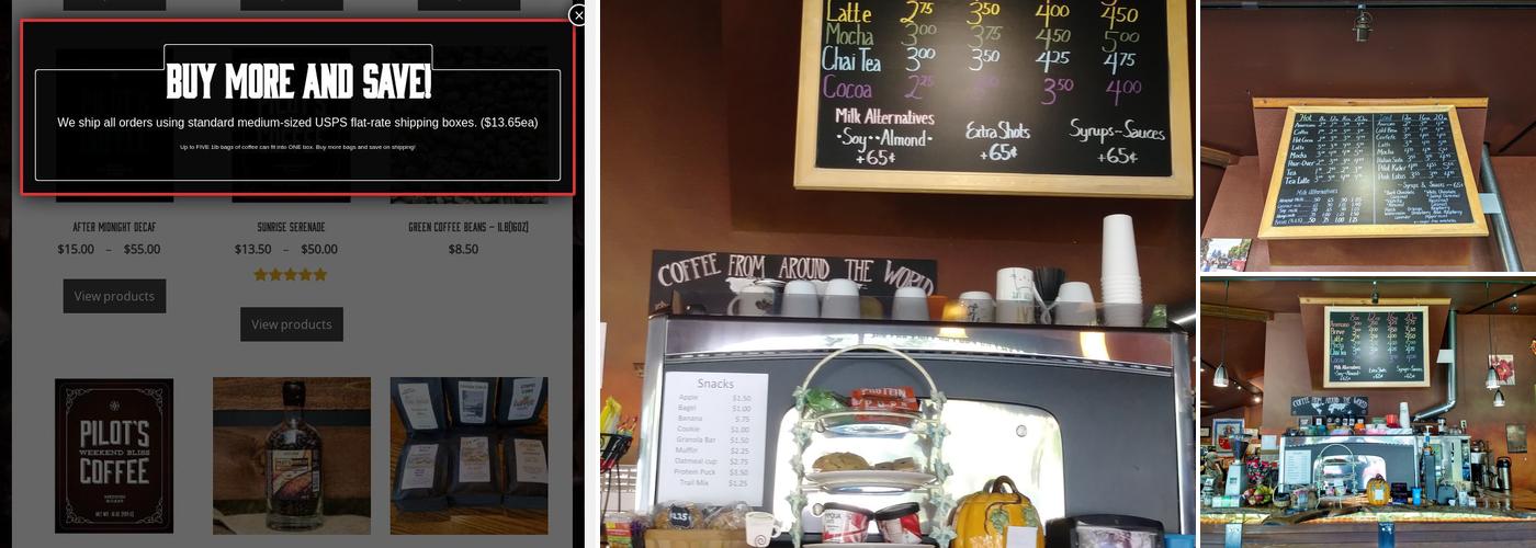 Monroe Coffee Co. Menu