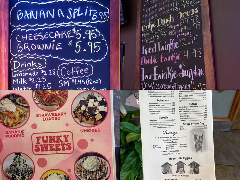 Funky Sweets Menu