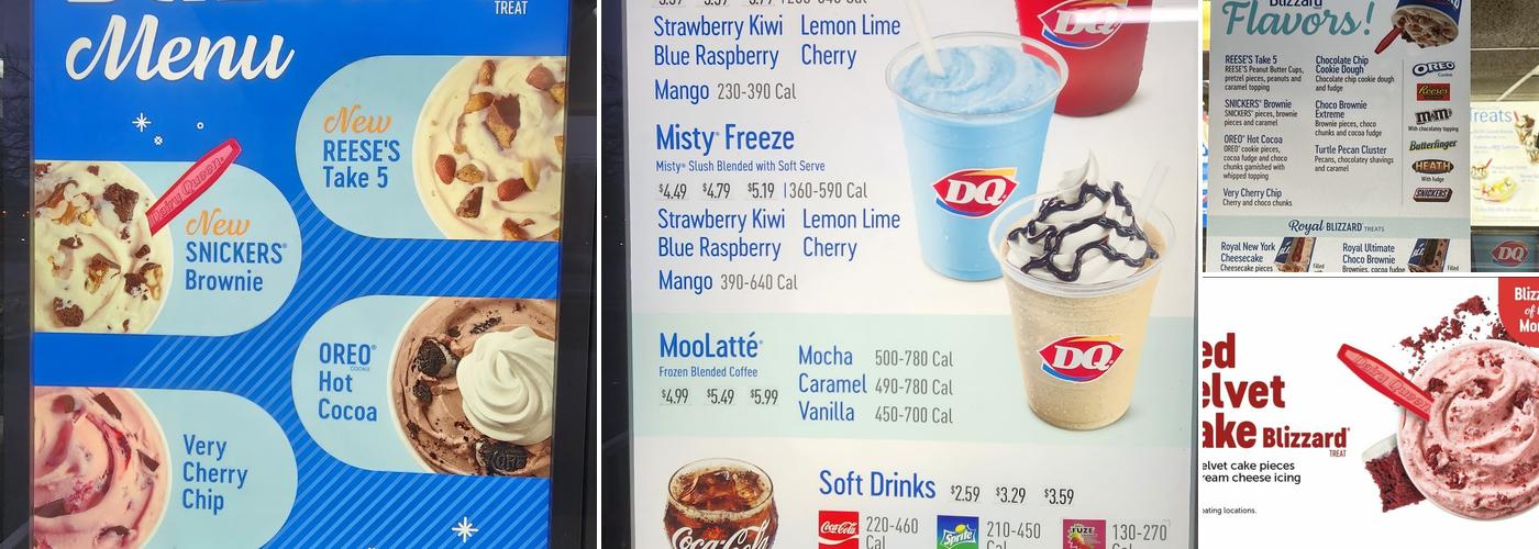 Dairy Queen Grill & Chill Menu