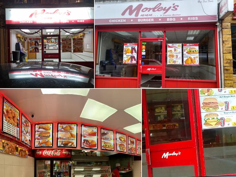 Morley's Orpington Menu