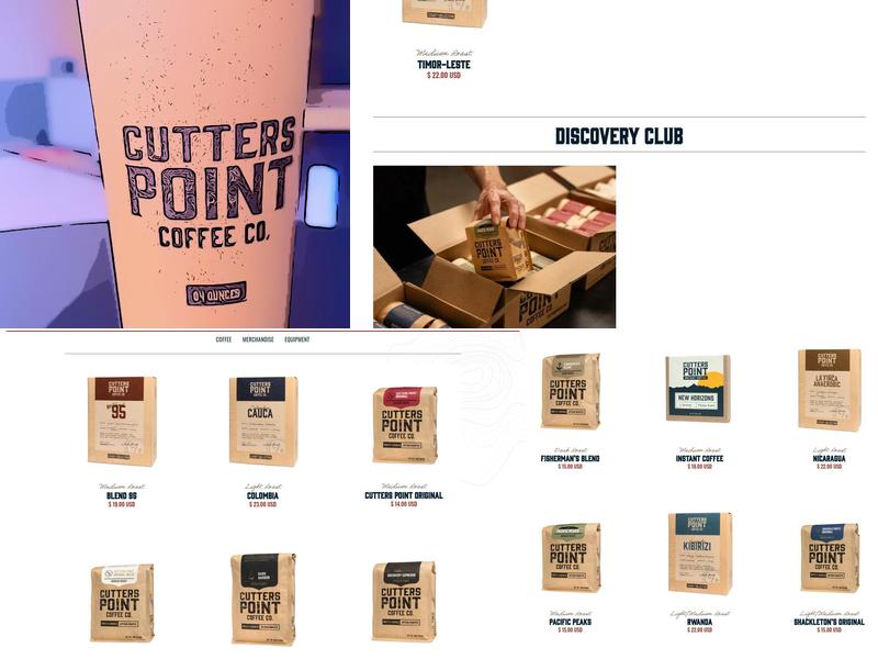 Cutters Point Coffee Menu