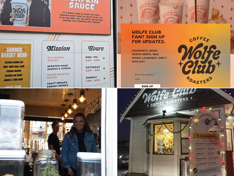 Wolfe Club Coffee Roasters Menu