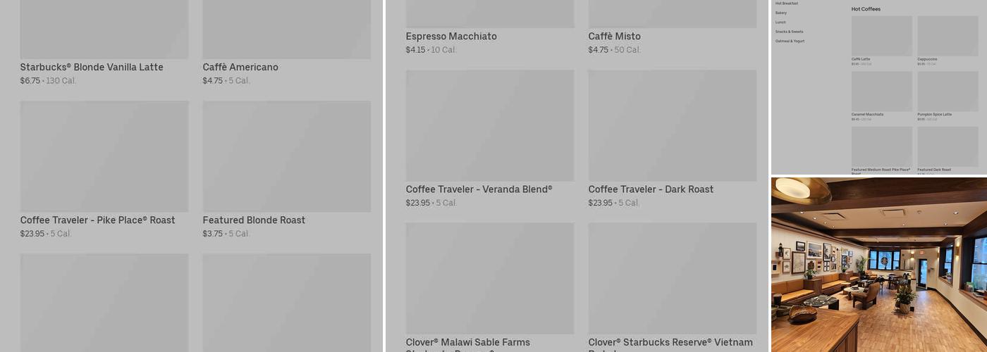 Starbucks Menu