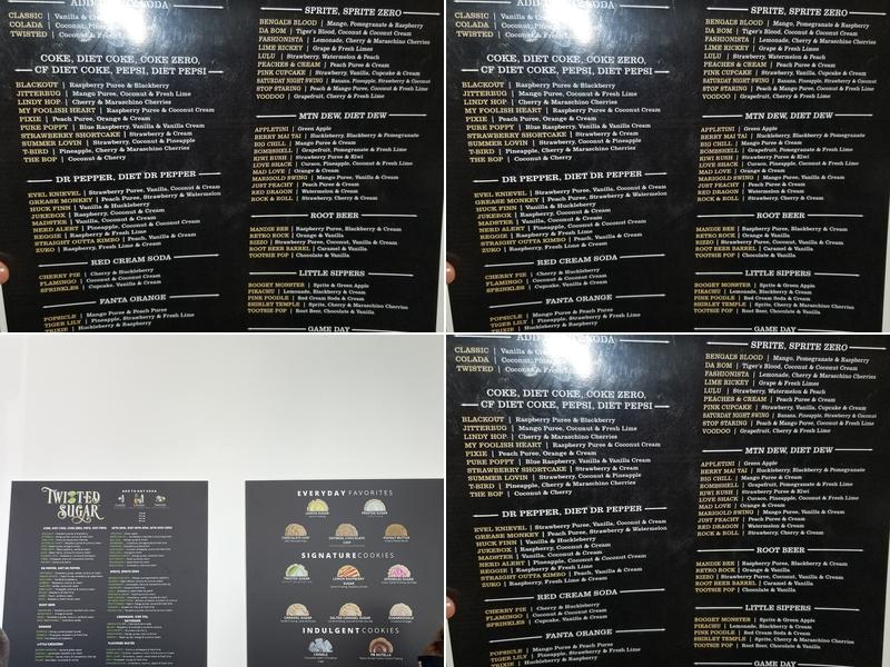 Twisted Sugar Menu