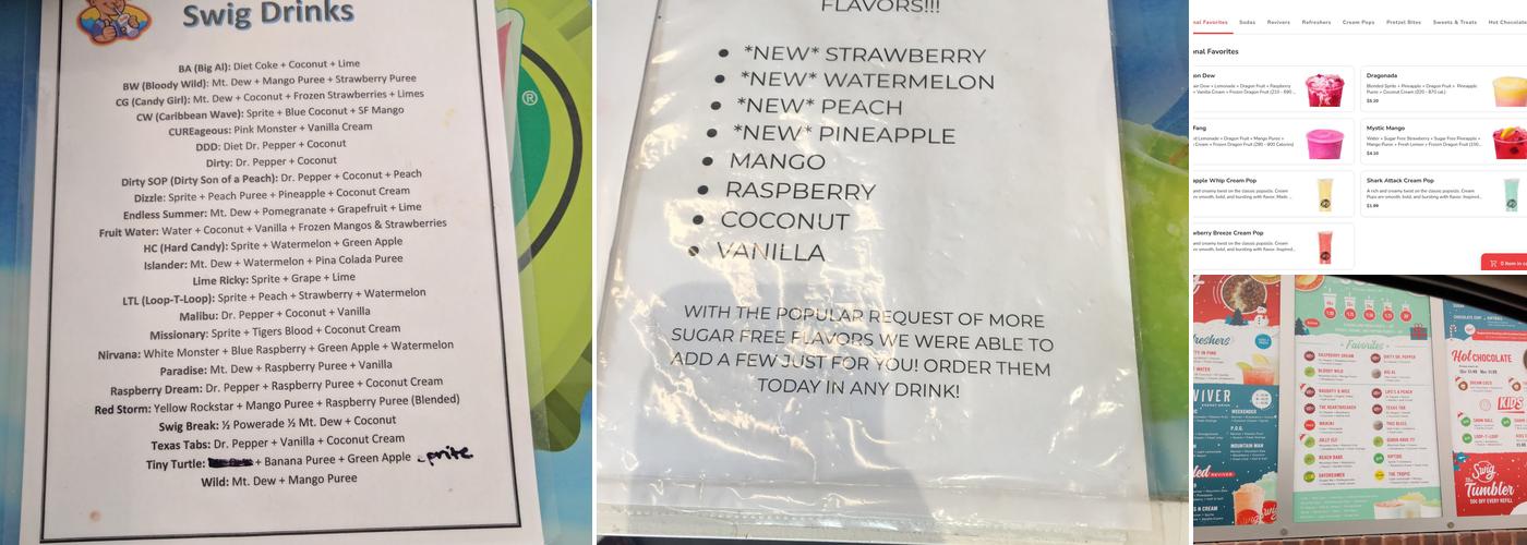 Swig Menu