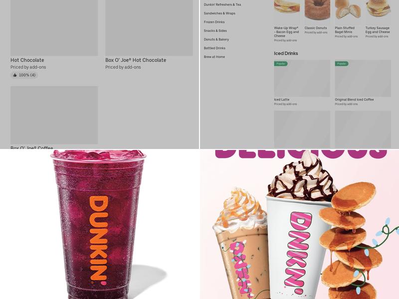 Dunkin' Menu