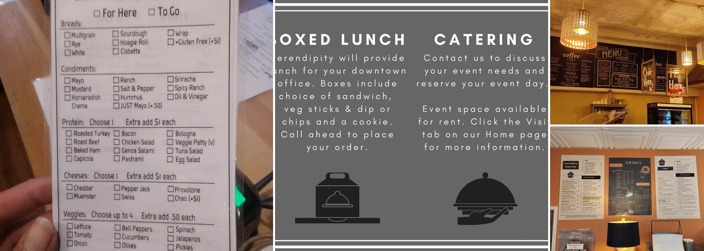 Serendipity on Market Menu