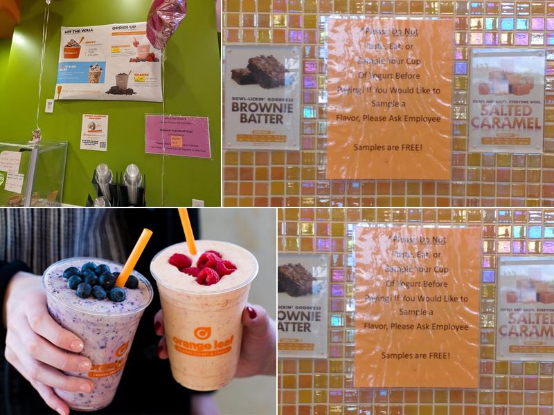 Orange Leaf Menu