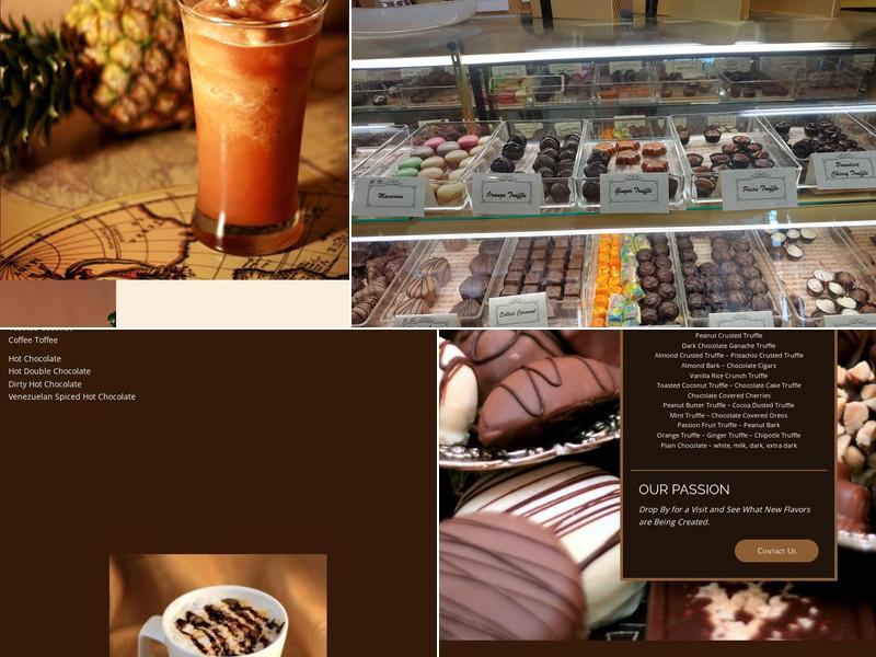 Chocolate Passion Menu