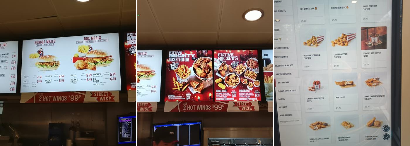 KFC Greenock - Custom House Quay Menu