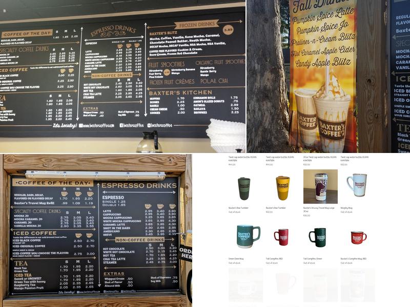 Baxter's Coffee (South) Menu