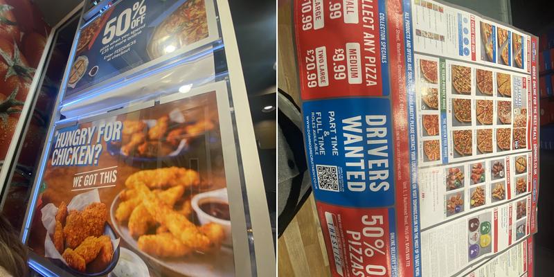 Domino's Pizza - Greenock Menu