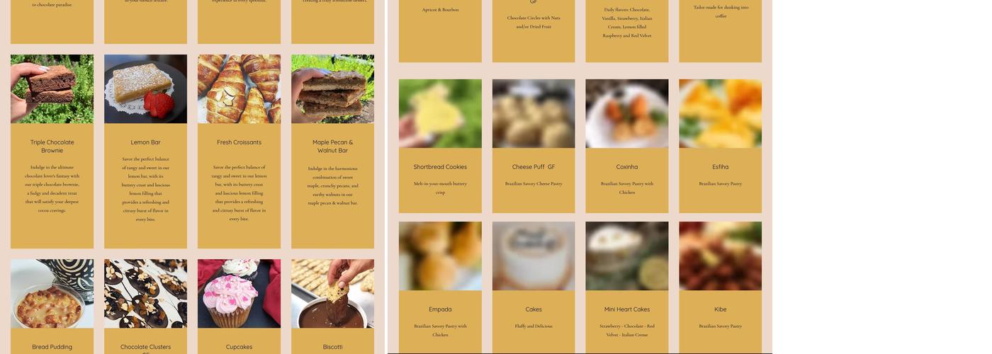Edis Chocolates & Bakery Menu