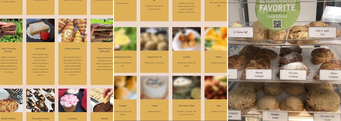 Edis Chocolates & Bakery Menu