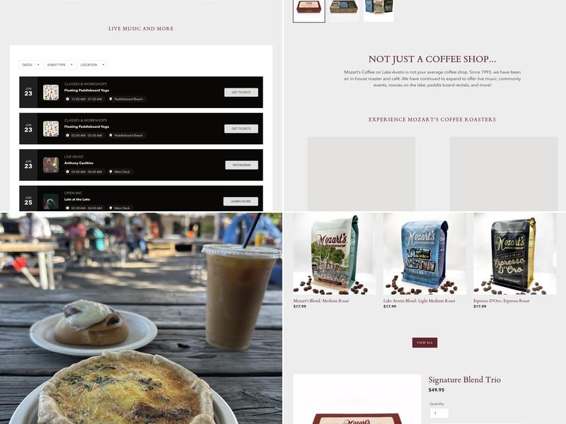 Mozart's Coffee Roasters Menu