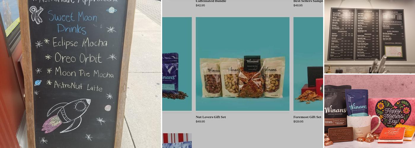 Winans Coffee & Chocolate Menu