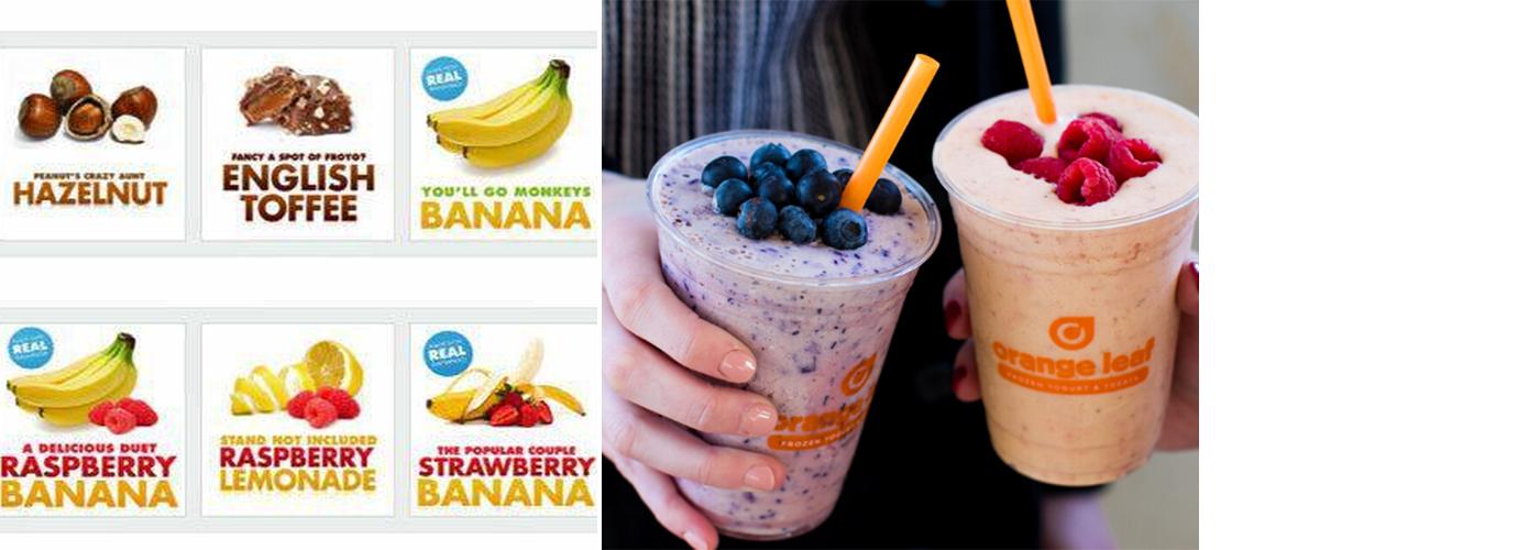 Orange Leaf Menu