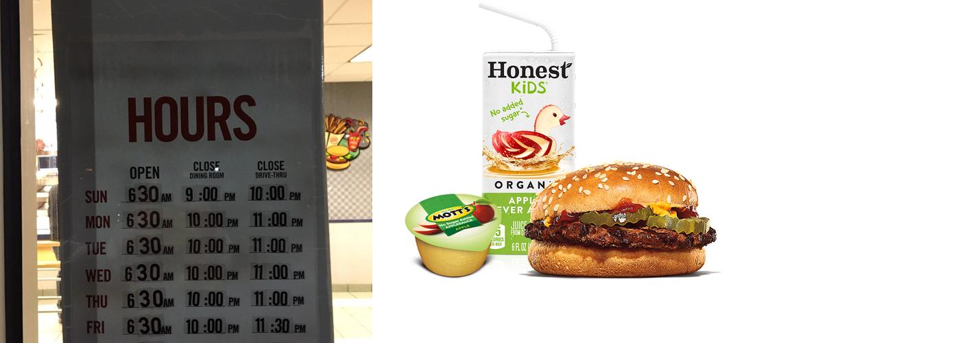 Burger King Menu
