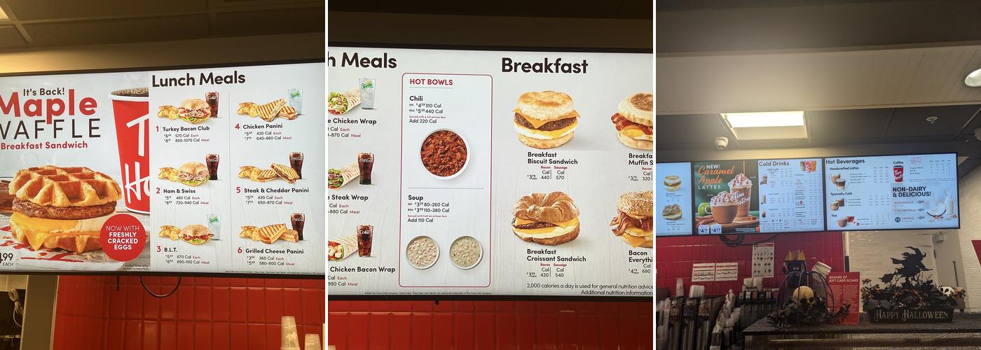 Tim Hortons Menu