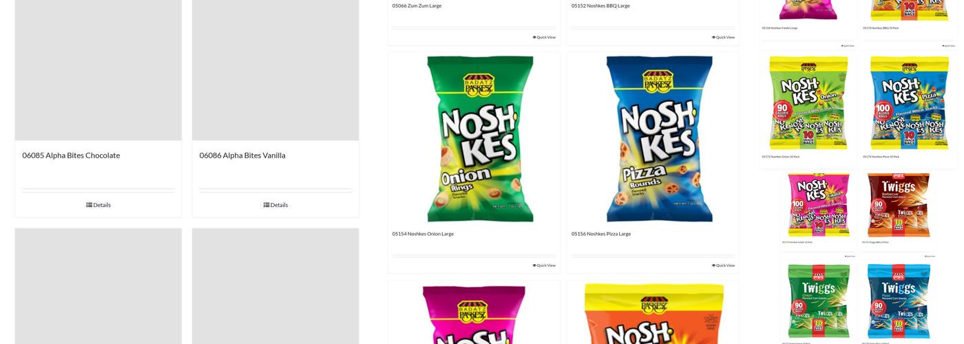 Paskesz Candies & Confectioner Menu