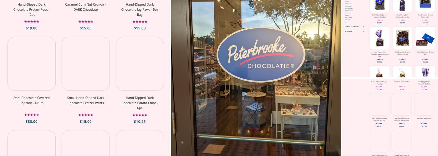 Peterbrooke Chocolatier Julington Creek Menu