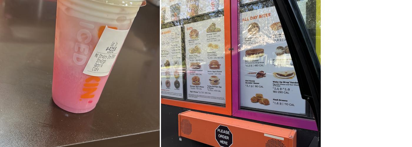 Dunkin' Menu