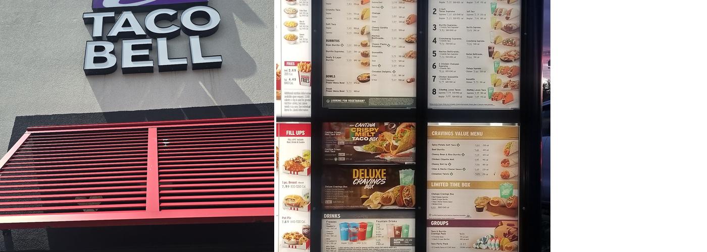 Taco Bell Menu