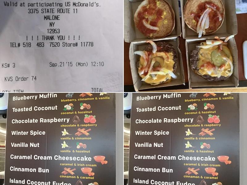 McDonald's Menu
