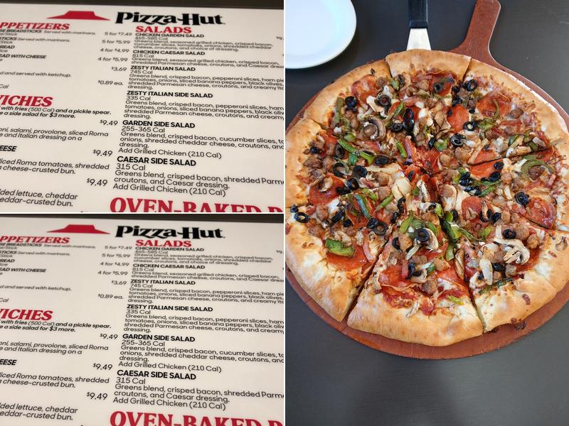 Pizza Hut Menu
