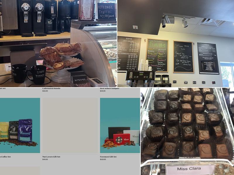 Winans Coffee & Chocolate Menu