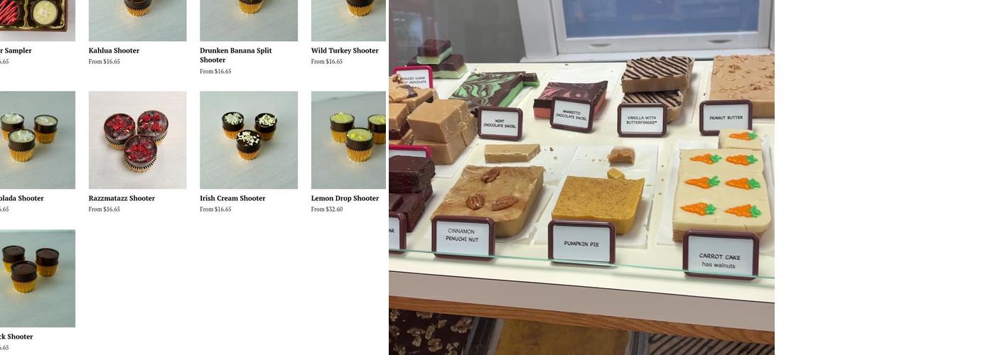 Dillsboro Chocolate Factory Menu