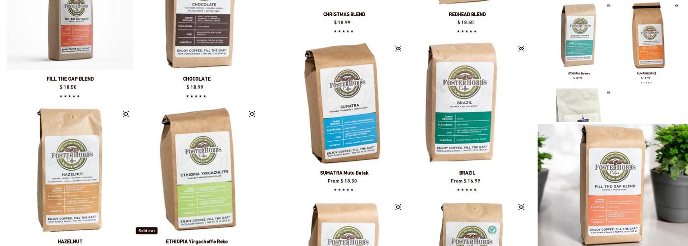 FosterHobbs Coffee Menu